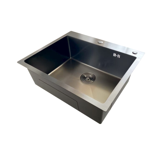 Мийка Mixxus MH6050 Micro Decor Graphite (3.0/0.8) з нерж. сталі (колір графіт) (MI8221) - 4
