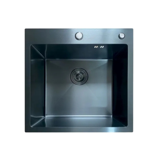 Мийка Mixxus MH5050 Micro Decor Black (3.0/0.8) з нерж. сталі (колір чорний) (MI8215) - 1