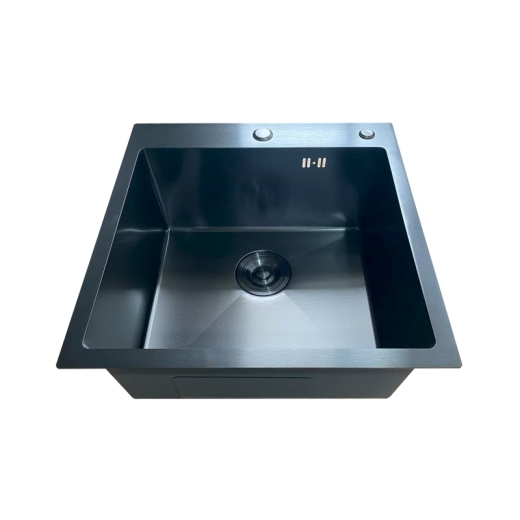 Мийка Mixxus MH5050 Micro Decor Black (3.0/0.8) з нерж. сталі (колір чорний) (MI8215) - 2