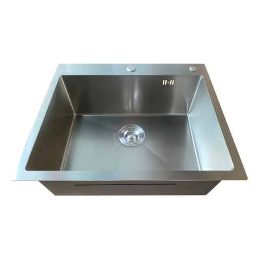 Мойка Mixxus MH6050 Micro Decor SS Color (3.0/0.8) из нерж. стали (цвет нержавейка) (MI8220) - 4