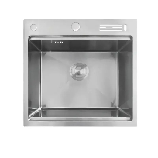 Мийка Mixxus MH5050-SK NANO-SILVER (3.0/0.8) з н.ст. зі сходинкою для суш.,з підст.під ножі(нерж.)(MX1939) - 1