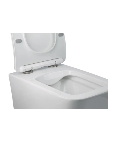 Унітаз підвісний Mixxus QUADRO-0304-R 520x360x365mm, система змиву RIMLESS (MI6707) - 5