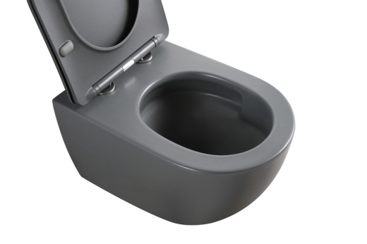 Унитаз подвесной Mixxus Premium ELLIPSE-0309-T1 GRAY 530x360x350mm система смыва TORNADO 1.0 (MP6655) - 5