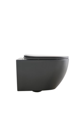 Унитаз подвесной Mixxus Premium ELLIPSE-0309-T1 GRAY 530x360x350mm система смыва TORNADO 1.0 (MP6655) - 6