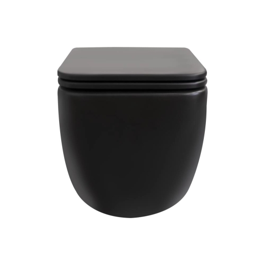 Унітаз підвісний Mixxus Premium DIVERSE-0301-T1 BLACK 530х365х373mm, система змиву TORNADO 1.0 (MP6600) - 4