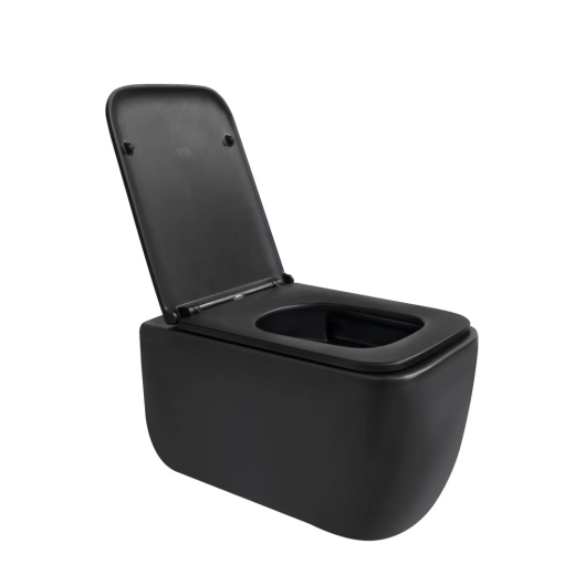 Унітаз підвісний Mixxus Premium DIVERSE-0301-T1 BLACK 530х365х373mm, система змиву TORNADO 1.0 (MP6600) - 6