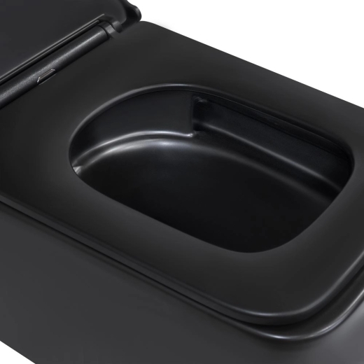 Унітаз підвісний Mixxus Premium DIVERSE-0301-T1 BLACK 530х365х373mm, система змиву TORNADO 1.0 (MP6600) - 8