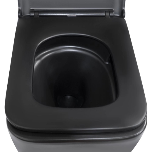Унітаз підвісний Mixxus Premium DIVERSE-0301-T1 BLACK 530х365х373mm, система змиву TORNADO 1.0 (MP6600) - 9