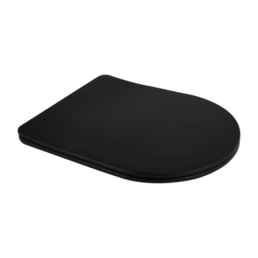 Унітаз підвісний Mixxus Premium BEVEL-0301-T3 BLACK 515х355х365mm, система змиву TORNADO 3.0 (MP6595) - 5