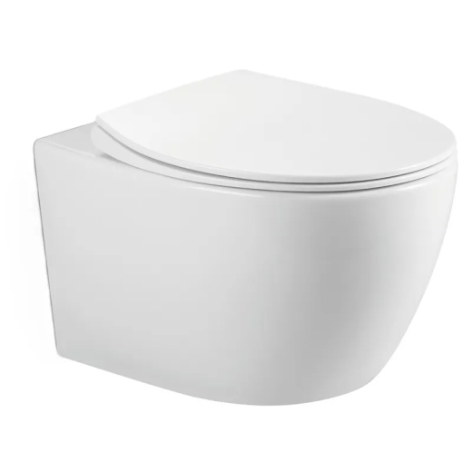 Унітаз підвісний Mixxus ELLIPSE-0307-T3 520x373x365mm, система змиву TORNADO 3.0 (MI6706) - 1