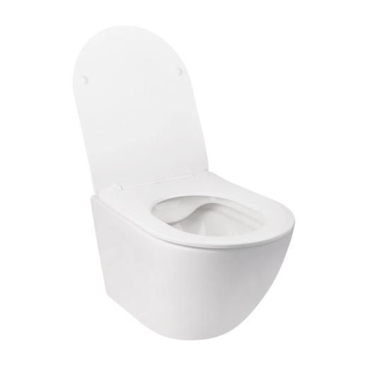 Унітаз підвісний Mixxus ELLIPSE-0306-R 520x360x365mm, система змиву RIMLESS (MI6708) - 5