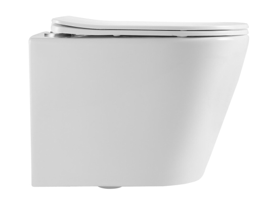 Унітаз підвісний Mixxus BEVEL-0302-T3 520x360x365mm, система змиву TORNADO 3.0 (MI6705) - 4