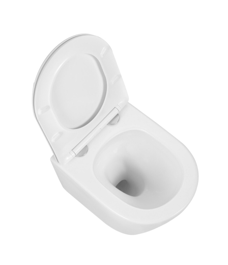 Унітаз підвісний Mixxus BEVEL-0302-T3 520x360x365mm, система змиву TORNADO 3.0 (MI6705) - 6