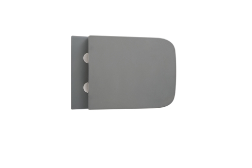 Унітаз підвісний Mixxus Premium QUADRO-0305-R GRAY 510x350x345mm система змиву RIMLESS (MP6656) - 8
