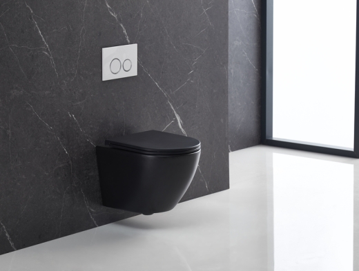 Унітаз підвісний Mixxus Premium ELLIPSE-0303-T3 BLACK 520х365х360mm,система змиву TORNADO 3.0 (MP6591) - 3