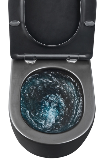 Унітаз підвісний Mixxus Premium ELLIPSE-0303-T3 BLACK 520х365х360mm,система змиву TORNADO 3.0 (MP6591) - 4