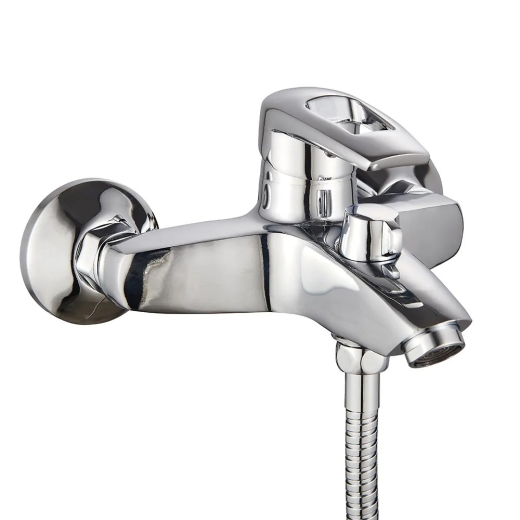 Смеситель для ванны WEZER VRL312-03, литое излияние, Ø 35, хром (VRL312-03) - 1
