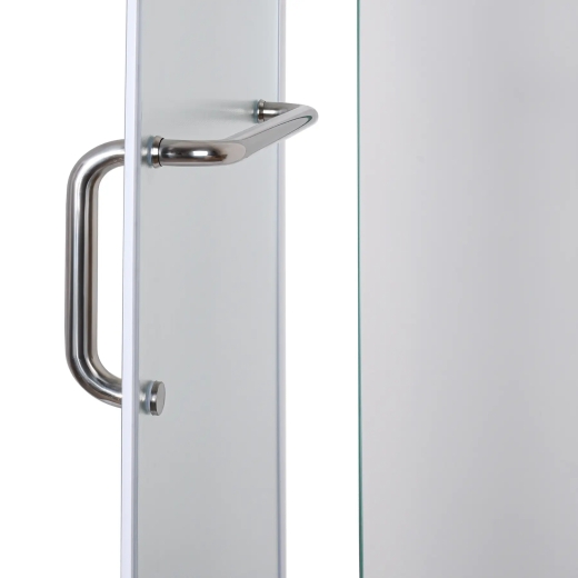 Душевая кабина с низким поддоном Mixxus LINES SCT01-90x90x198-TR CHROME прозрачное стекло 6мм (MI6913) - 8