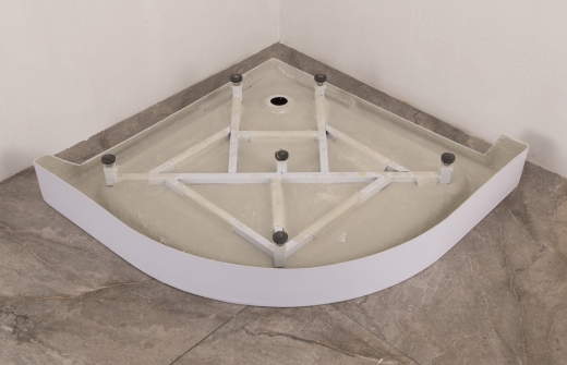 Душова кабіна з низьким піддоном Mixxus PLAIN SCT02-100x100x195-FB SATIN матове скло 4мм (MI6897) - 13