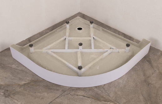 Душевая кабина с низким поддоном Mixxus PLAIN SCT02-90x90x195-TR GRAPHITE прозрачное стекло 4мм (MI6901) - 10