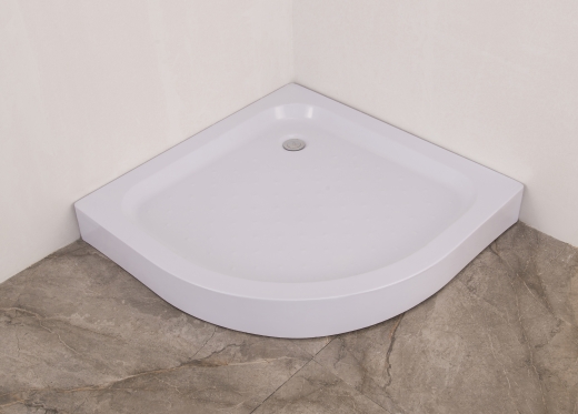 Душевая кабина с низким поддоном Mixxus PLAIN SCT02-90x90x195-TR GRAPHITE прозрачное стекло 4мм (MI6901) - 7