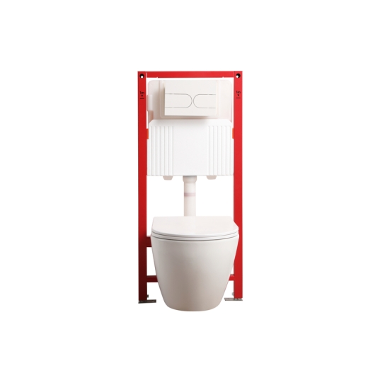 MIXXUS PREMIUM ELLIPSE-SET-2101 Комплект: Унитаз система смыва TORNADO 3.0+ Инсталляция с панелью смыва WHITE (MP6667) - 8