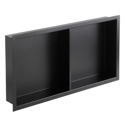 Полка-ниша для ванной комнаты Mixxus Premium NICHE-0103 BLACK из нержавеющей стали SUS304 (MI6682) - 1
