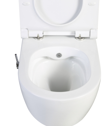 Унитаз-биде подвесной Mixxus Premium ELLIPSE-1301-R 500x365x350mm система смыва RIMLESS (MP6659) - 5