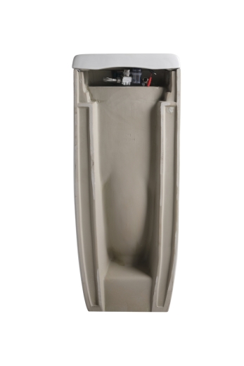 Напольный писсуар Mixxus Premium BEVEL-0901 380x405x1000mm с ИК-датчиком автоматического смыва (MP6665) - 7
