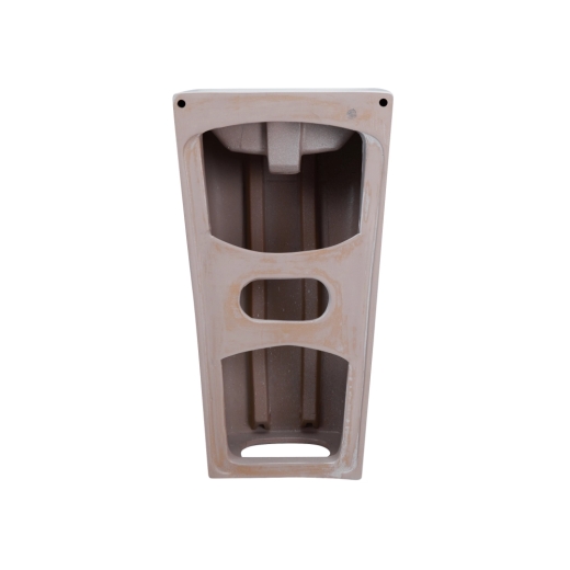 Раковина моноблок Mixxus STYLE-1101 с отверстием под смеситель и переливом 440х380х830mm (MI6696) - 7
