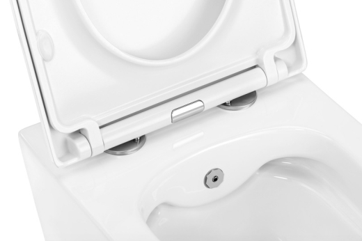 Унитаз-биде подвесной Mixxus Premium QUADRO-1301-R 510x350x345mm система смыва RIMLESS (MP6658) - 7