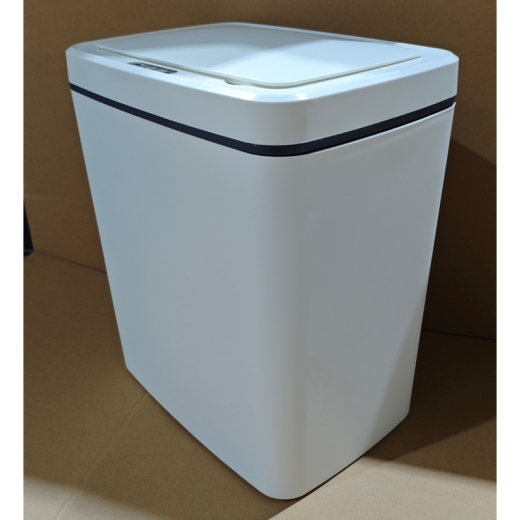 Мусорное ведро сенсорное прямоугольное Mixxus WAVE-TC0110 White 10 л цвет белый (MI7073) - 6