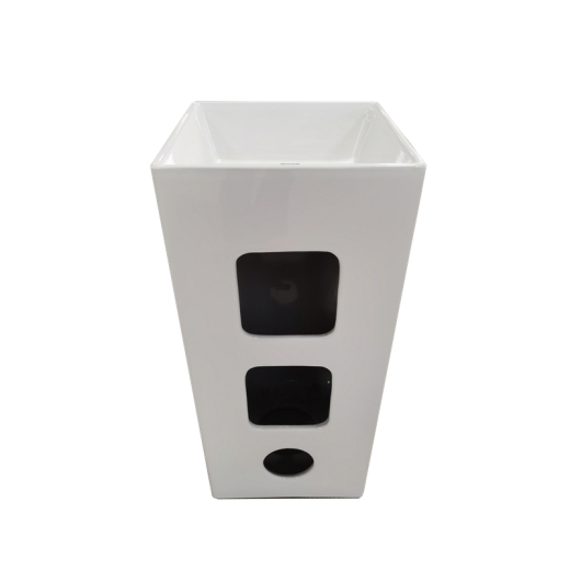 Раковина моноблок MIXXUS PREMIUM QUADRO-1101 410х410х850mm (MP6574) - 3