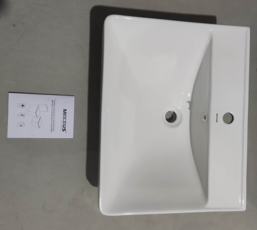Раковина мебельная MIXXUS PREMIUM STYLE-1501 600х480х190mm с отверстием под смеситель и переливом (MP6498) - 2