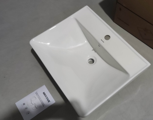 Раковина мебельная MIXXUS PREMIUM STYLE-1501 600х480х190mm с отверстием под смеситель и переливом (MP6498) - 3