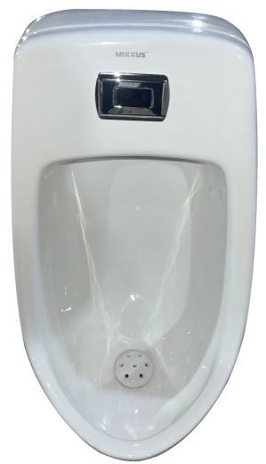 Писсуар подвесной Mixxus Premium BEVEL-1001 390x395x795mm с ИК-датчиком автоматического смыва (MP6661) - 6