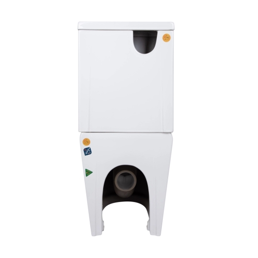 Унітаз-компакт Mixxus ELLIPSE-0403-T3 640x360x835mm, система змиву TORNADO 3.0 (MI6711) - 6