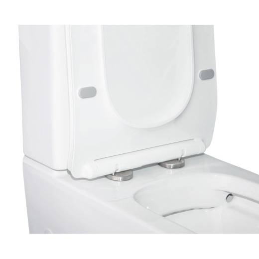 Унітаз-компакт Mixxus QUADRO-0403-R 640x360x835mm, система змиву RIMLESS (MI6710) - 5