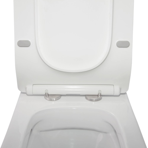 Унітаз-компакт Mixxus QUADRO-0403-R 640x360x835mm, система змиву RIMLESS (MI6710) - 6