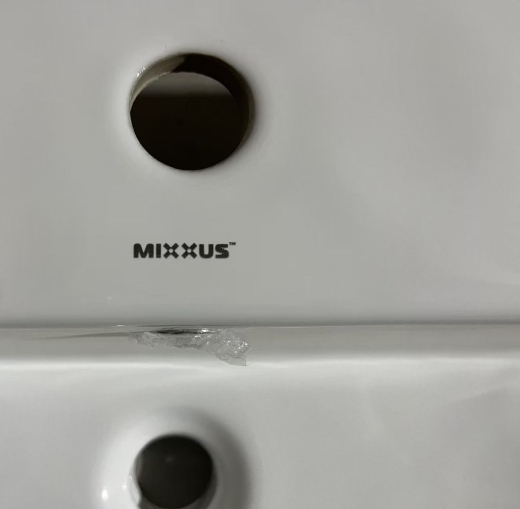 Раковина меблева MIXXUS PREMIUM STYLE-1503 800х480х190mm з отвором під змішувач та переливом (MP6500) - 8