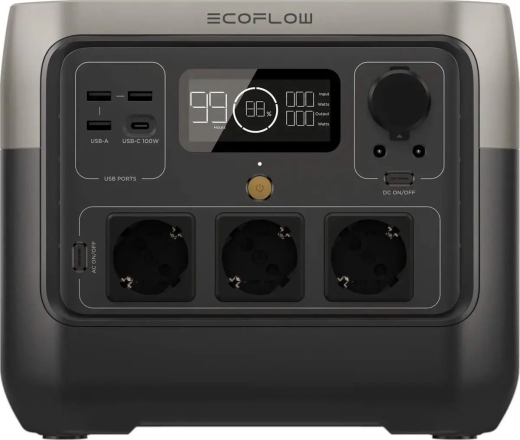 Зарядная станция EcoFlow RIVER 2 Pro (768 Вт·ч) (ZMR620-B-EU) - 1