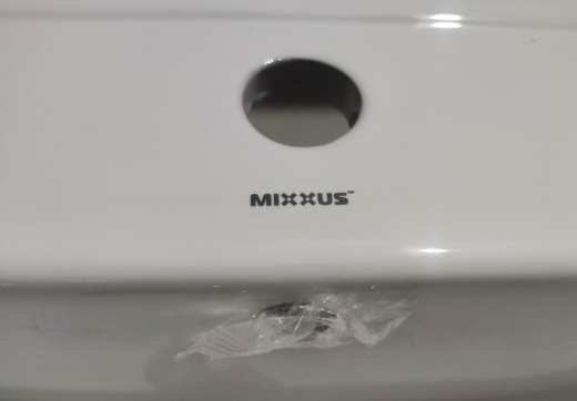 Раковина меблева Mixxus Premium CUBIC-1503 810х460х170mm з отвором під змішувач та переливом (MP6497) - 5