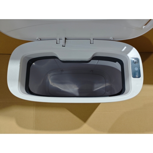 Відро для сміття сенсорне овальне Mixxus Flat-TC0109 White 9 л колір білий (MI7074) - 8