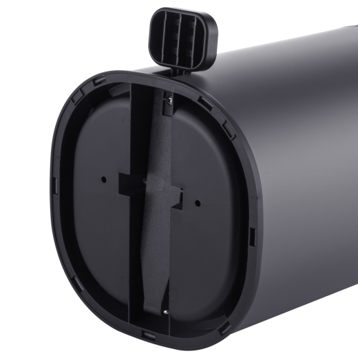 Мусорное ведро с плавным закрытием овальное Mixxus Premium Olivary-TC0105 Graphite 5 л цвет графит (MI7063) - 8