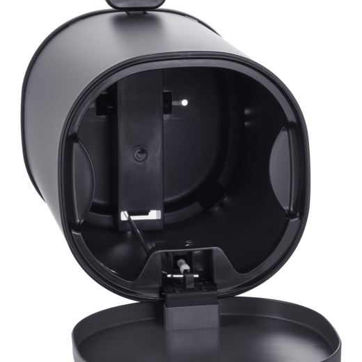 Мусорное ведро с плавным закрытием овальное Mixxus Premium Olivary-TC0105 Graphite 5 л цвет графит (MI7063) - 9