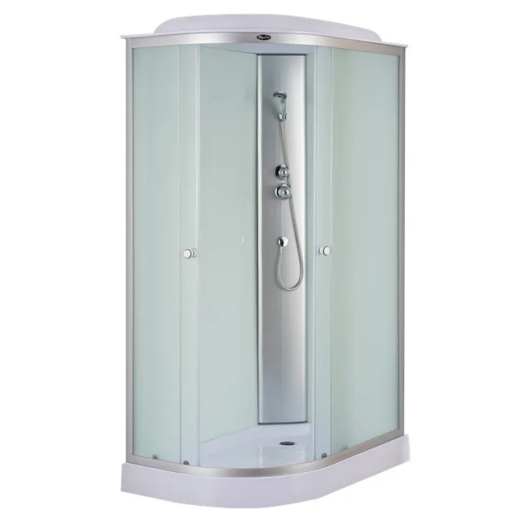 Бокс душевой без гидромассажа Mixxus WAVE SB02-120x80x215-R-FB SATIN с низким поддоном (MI6893) - 1