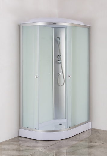 Бокс душевой без гидромассажа Mixxus WAVE SB02-120x80x215-R-FB SATIN с низким поддоном (MI6893) - 3