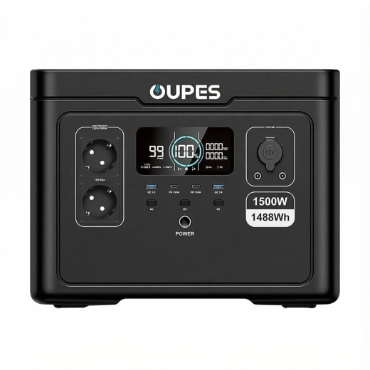 Портативна зарядна станція OUPES S015 (Exodus) 1500W 1488Wh LiFePO4 (42-00309) - 2