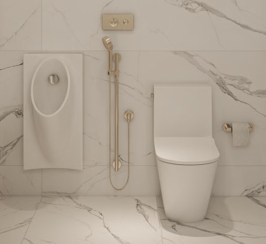 Писсуар подвесной Mixxus Premium BEVEL-1005 380x420x750mm с краном для писсуара (MP6664) - 3