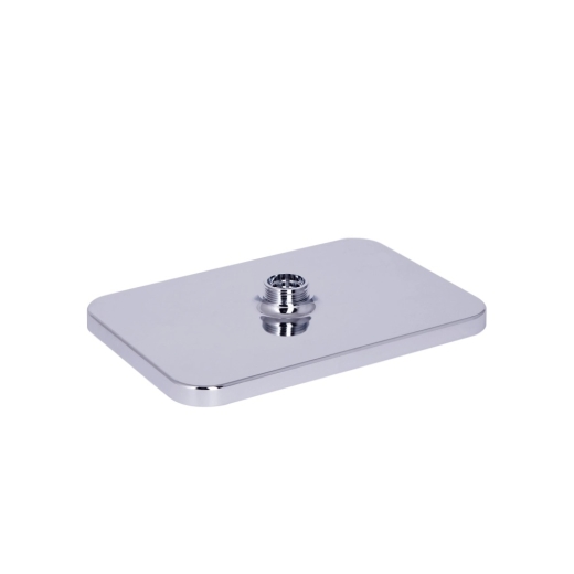 Воронка для верхнего душа Qtap Hlavova 260x180 мм прямоугольная Chrome/White (QTHLA107CRM45785) - 3